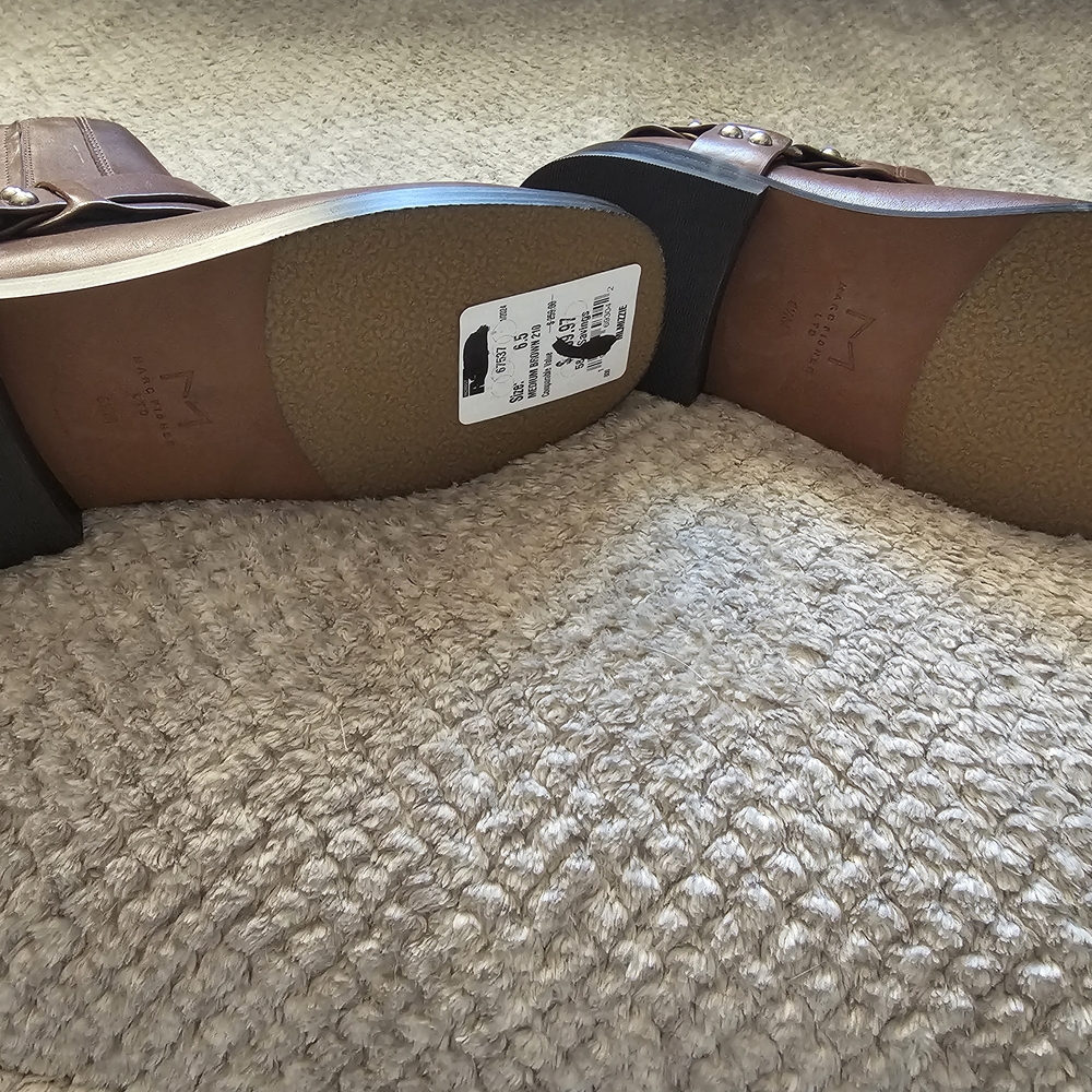 Marc Fisher Brown Ankle Boots